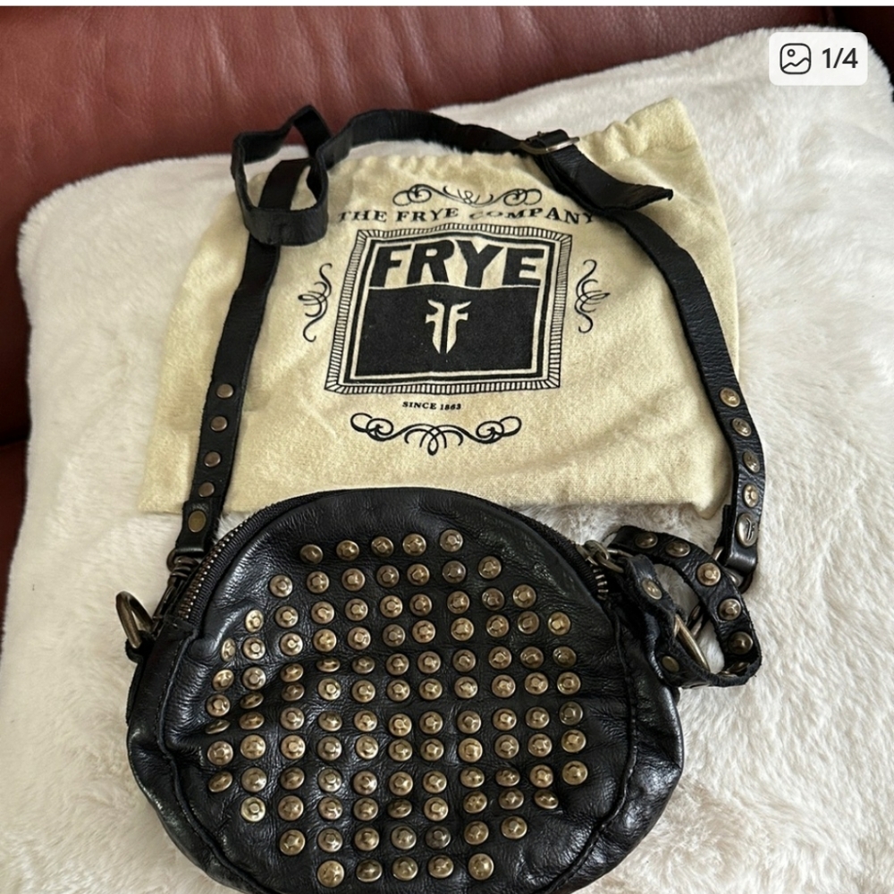FRYE- Black Studded Women's Bag